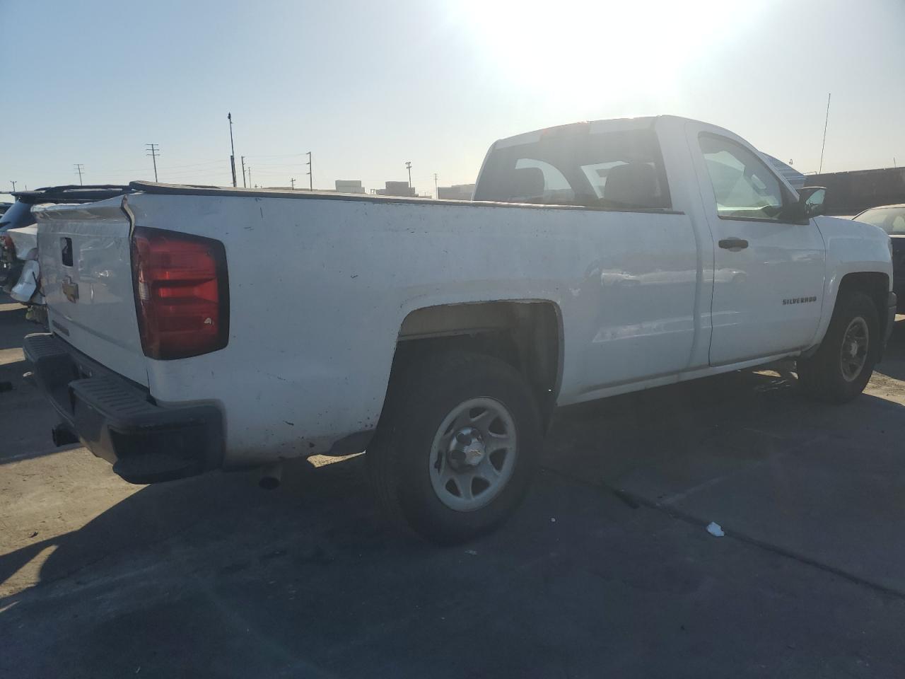 2014 Chevrolet Silverado VIN 1GCNCPEC3EZ124985 Copart auction photo, rear end damage thumbnail 3