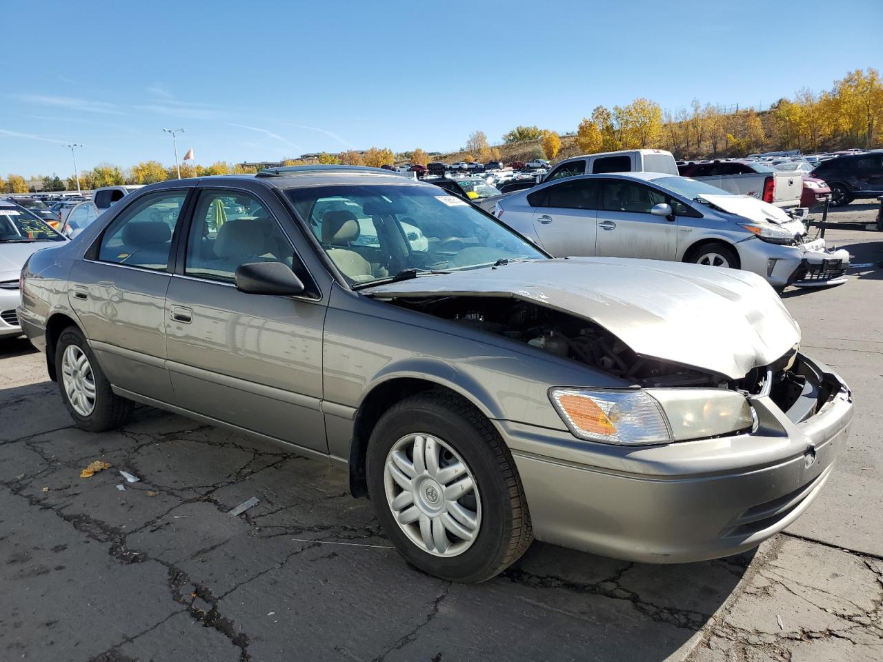 2001 Toyota Camry VIN 4T1BG28K41U052565 Copart auction photo, front end / rear end damage thumbnail 4