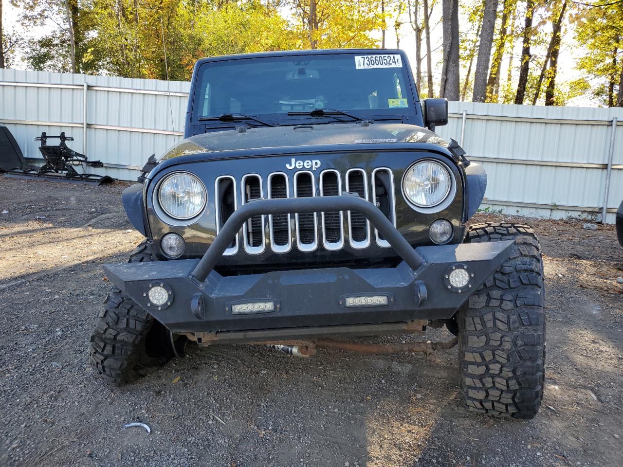 2016 Jeep Wrangler VIN 1C4BJWEG2GL201437 Copart auction photo, undercarriage / side damage thumbnail 5