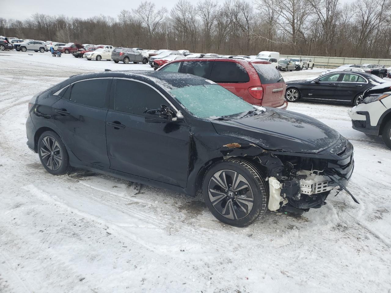 2018 Honda Civic VIN SHHFK7H51JU400423 Copart auction photo, front end damage thumbnail 4