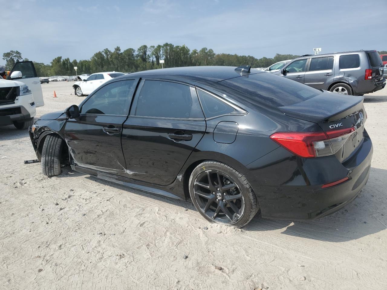 2023 Honda Civic VIN 2HGFE2F5XPH511264 Copart auction photo, front end / side damage thumbnail 2
