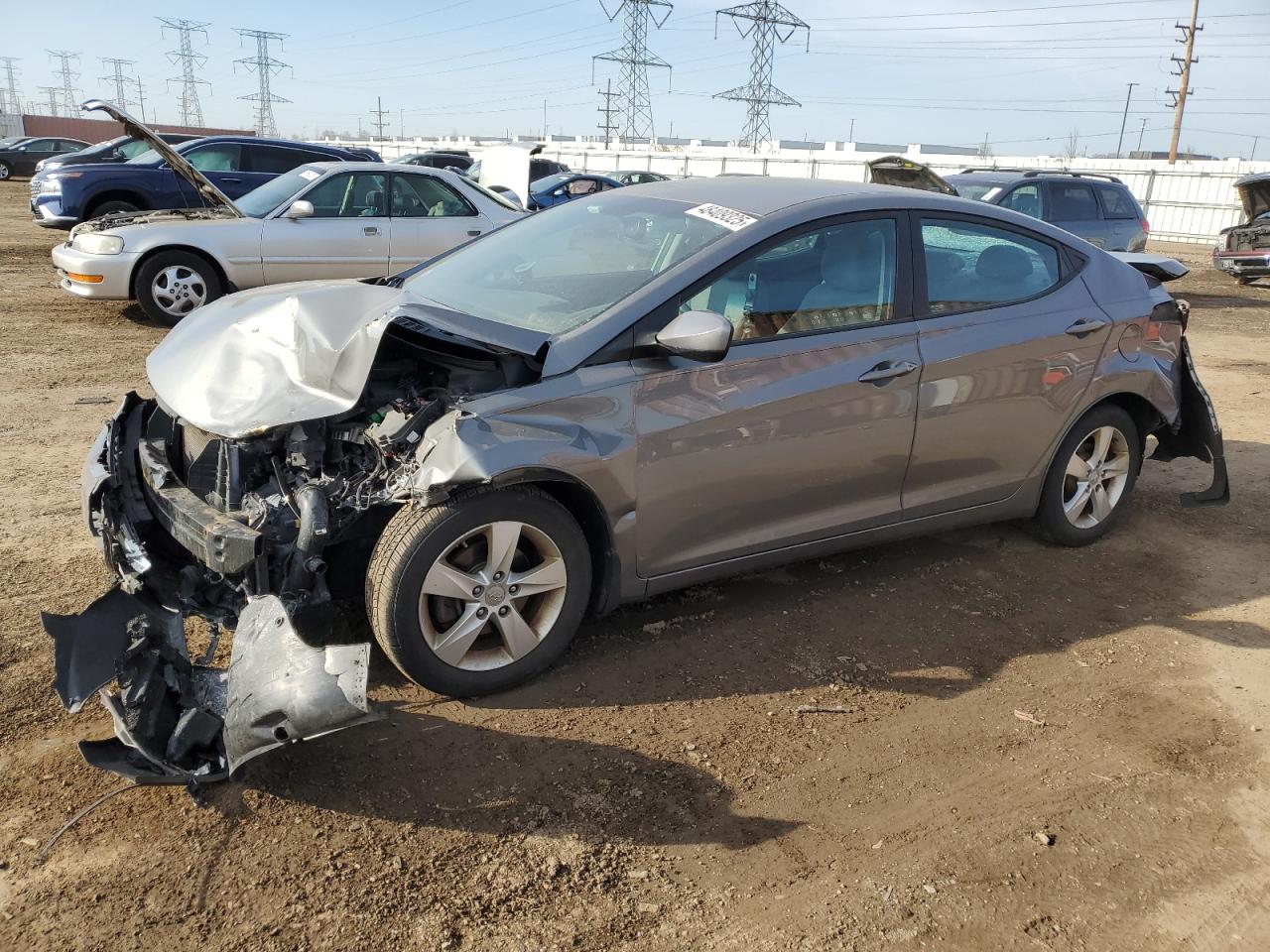 2013 Hyundai Elantra VIN 5NPDH4AE0DH373737