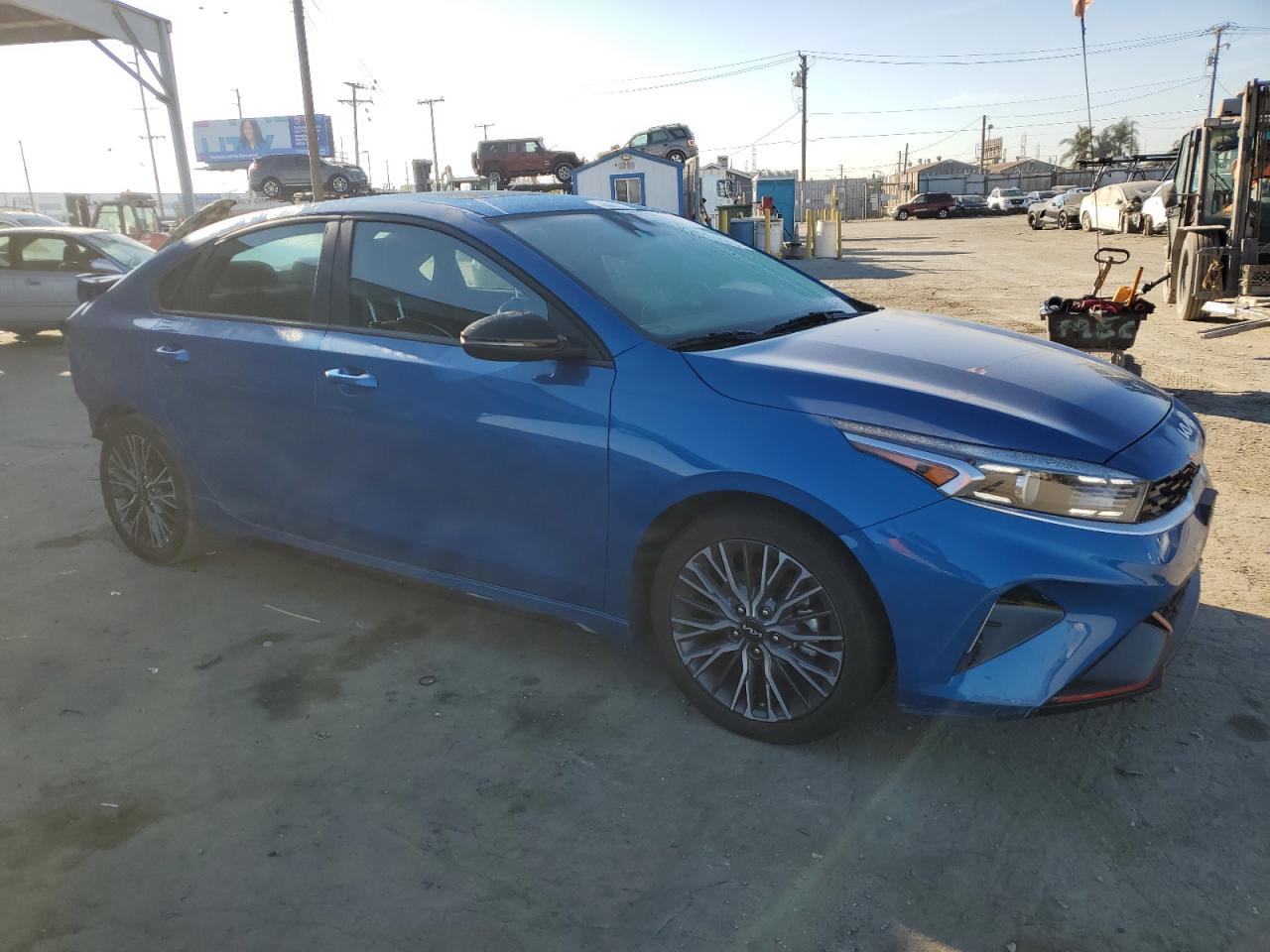2023 KIA Forte VIN 3KPF54AD3PE585940 Copart auction photo, rear end / side damage thumbnail 4