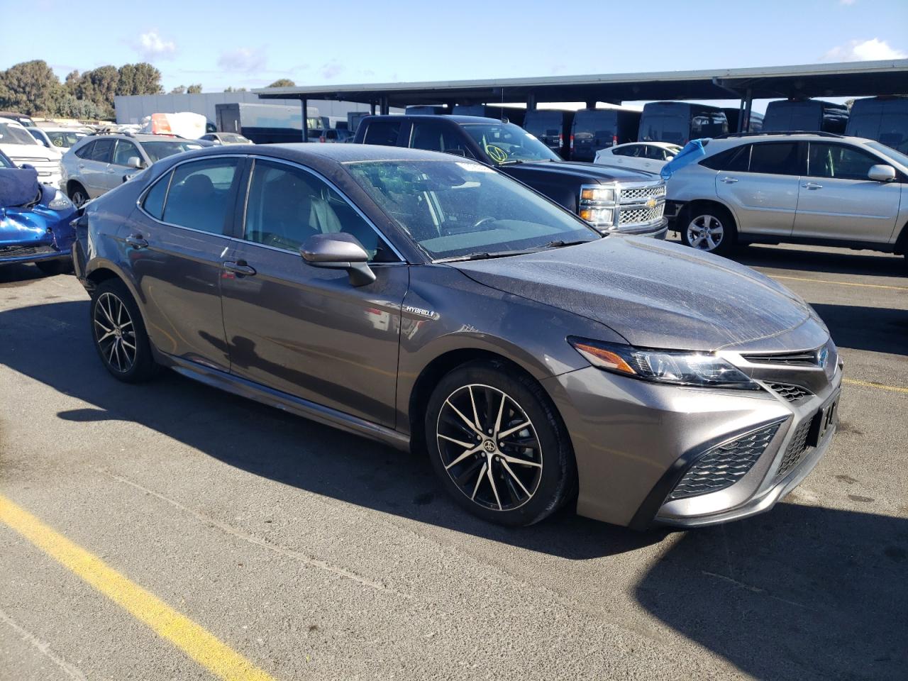 2021 Toyota Camry VIN 4T1G31AK1MU556730 Copart auction photo, rear end damage thumbnail 4