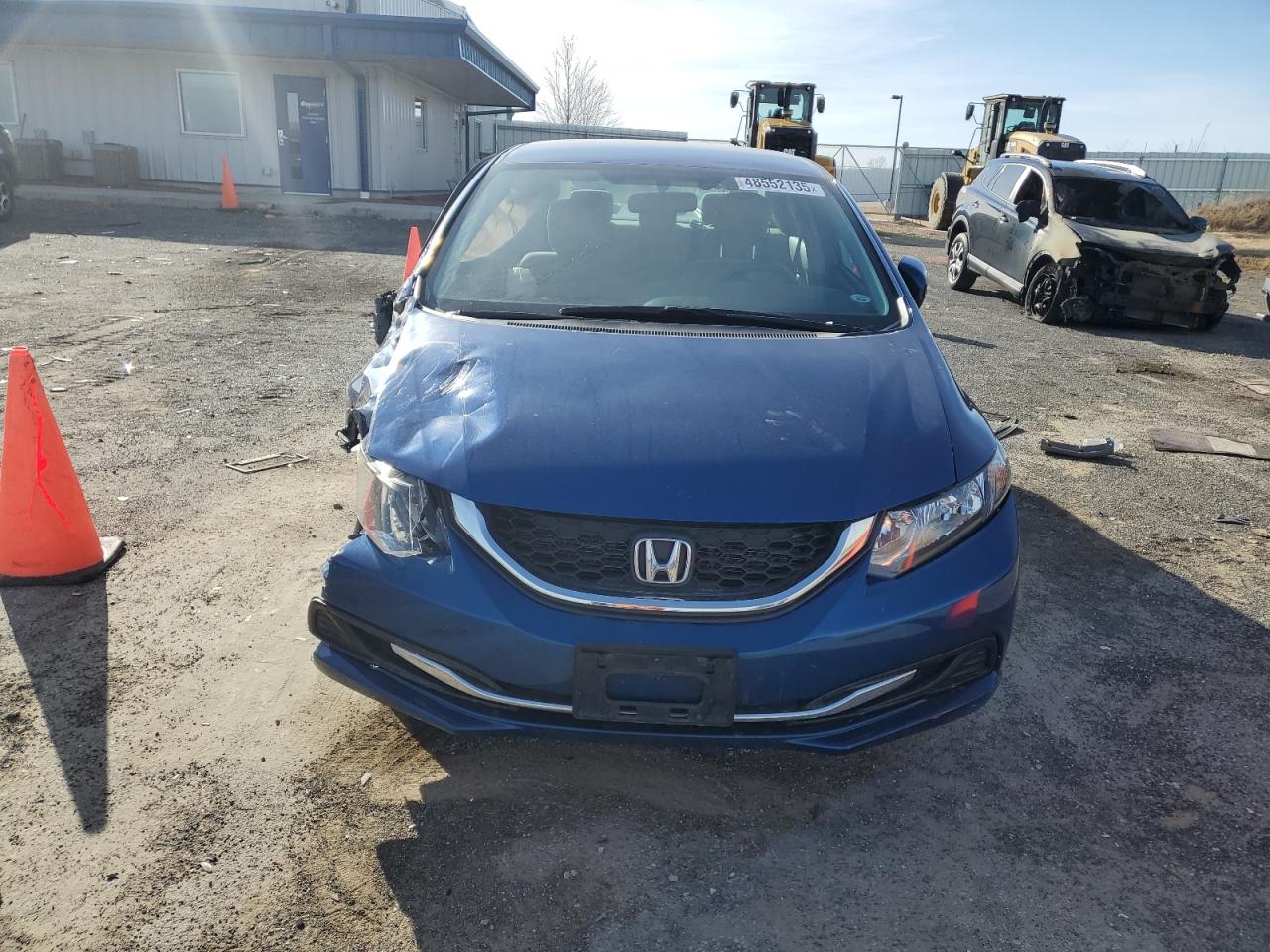 2014 Honda Civic VIN 19XFB2F50EE042492 Copart auction photo, front end / side damage thumbnail 5