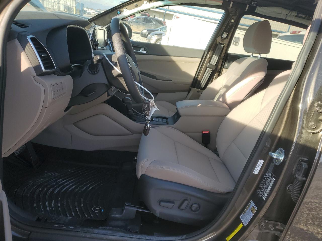 2020 Hyundai Tucson VIN KM8J33AL8LU159895 Copart auction photo, all over / hail damage thumbnail 7