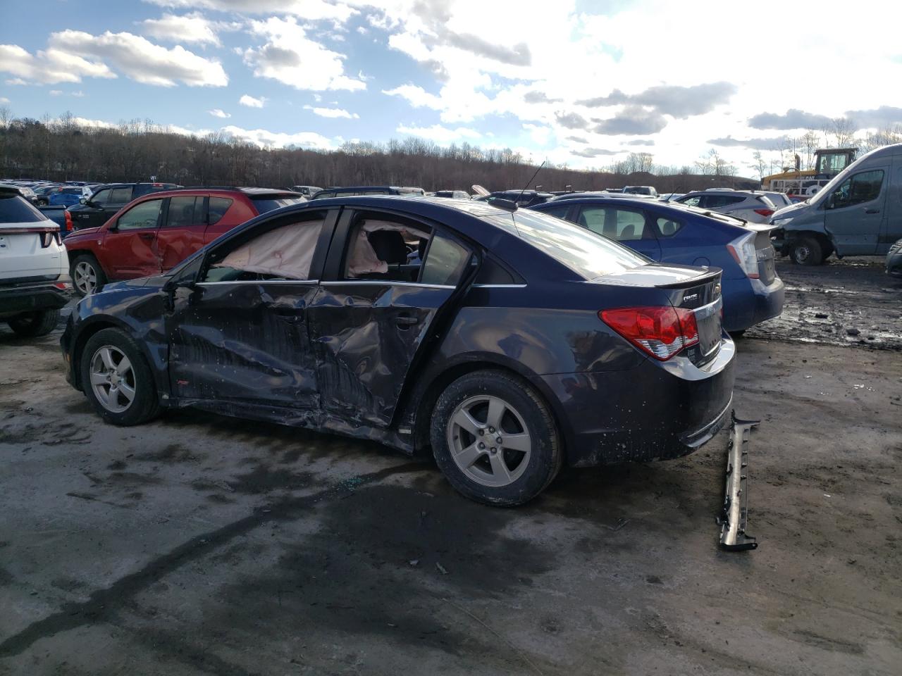 2016 Chevrolet Cruze VIN 1G1PE5SB2G7114099 Copart auction photo, side damage thumbnail 2