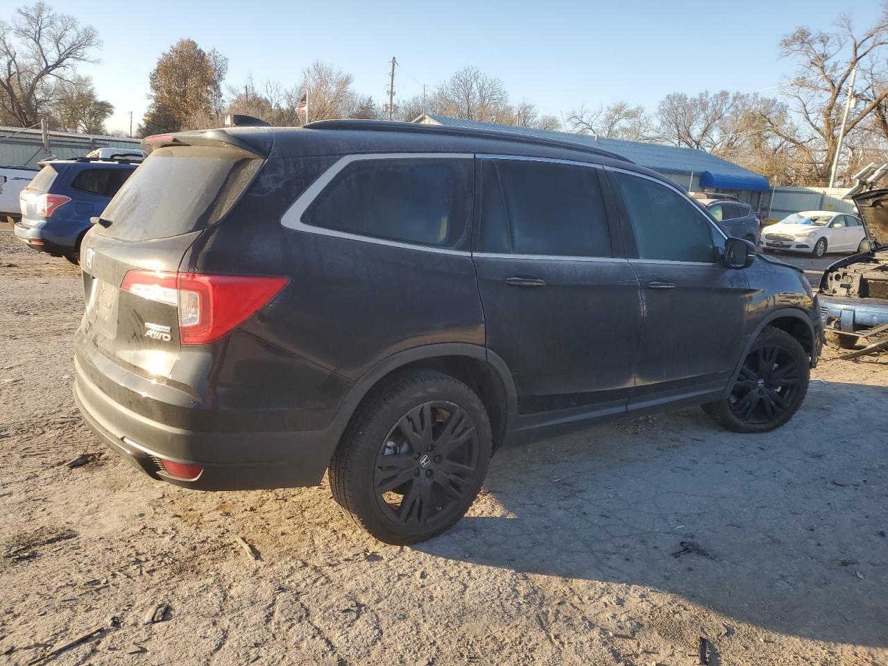2021 Honda Pilot VIN 5FNYF6H25MB097665 Copart auction photo, front end damage thumbnail 3