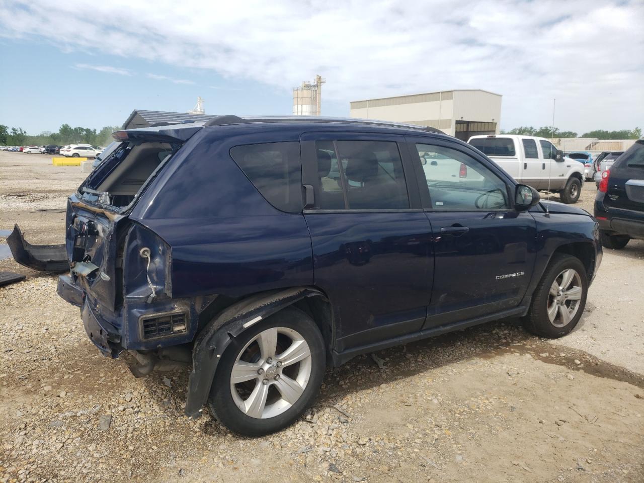 2012 Jeep Compass VIN 1C4NJDEB8CD578963 Copart auction photo, rear end damage thumbnail 3