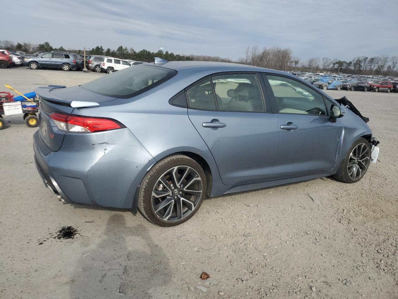 2022 Toyota Corolla VIN JTDP4MCE6NJ082920 Copart auction photo, front end / minor dent/scratches damage thumbnail 3