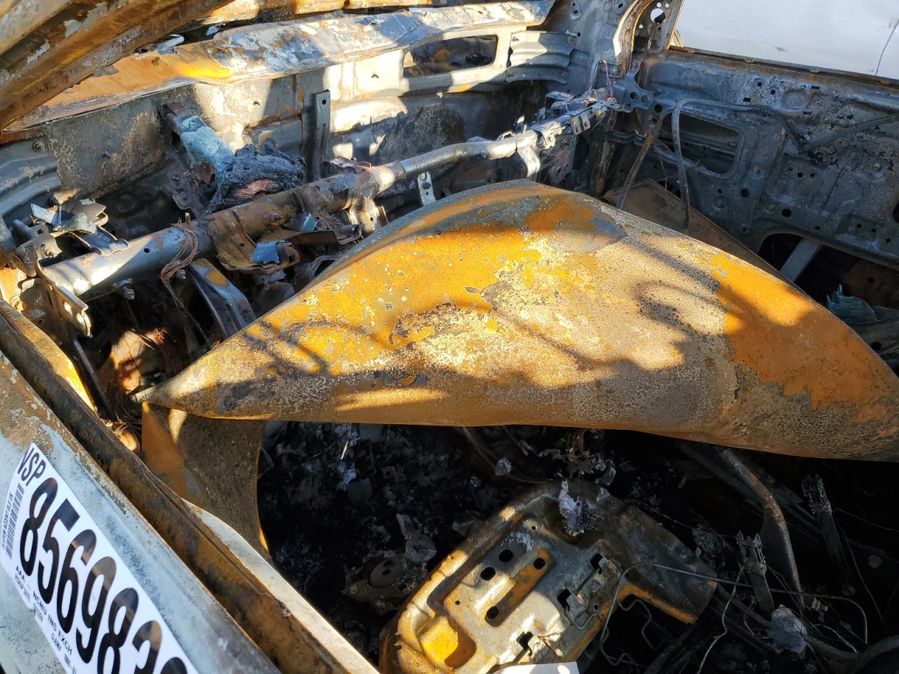 2015 Hyundai Accent VIN KMHCT4AE7FU863302 Copart auction photo, burn damage thumbnail 8