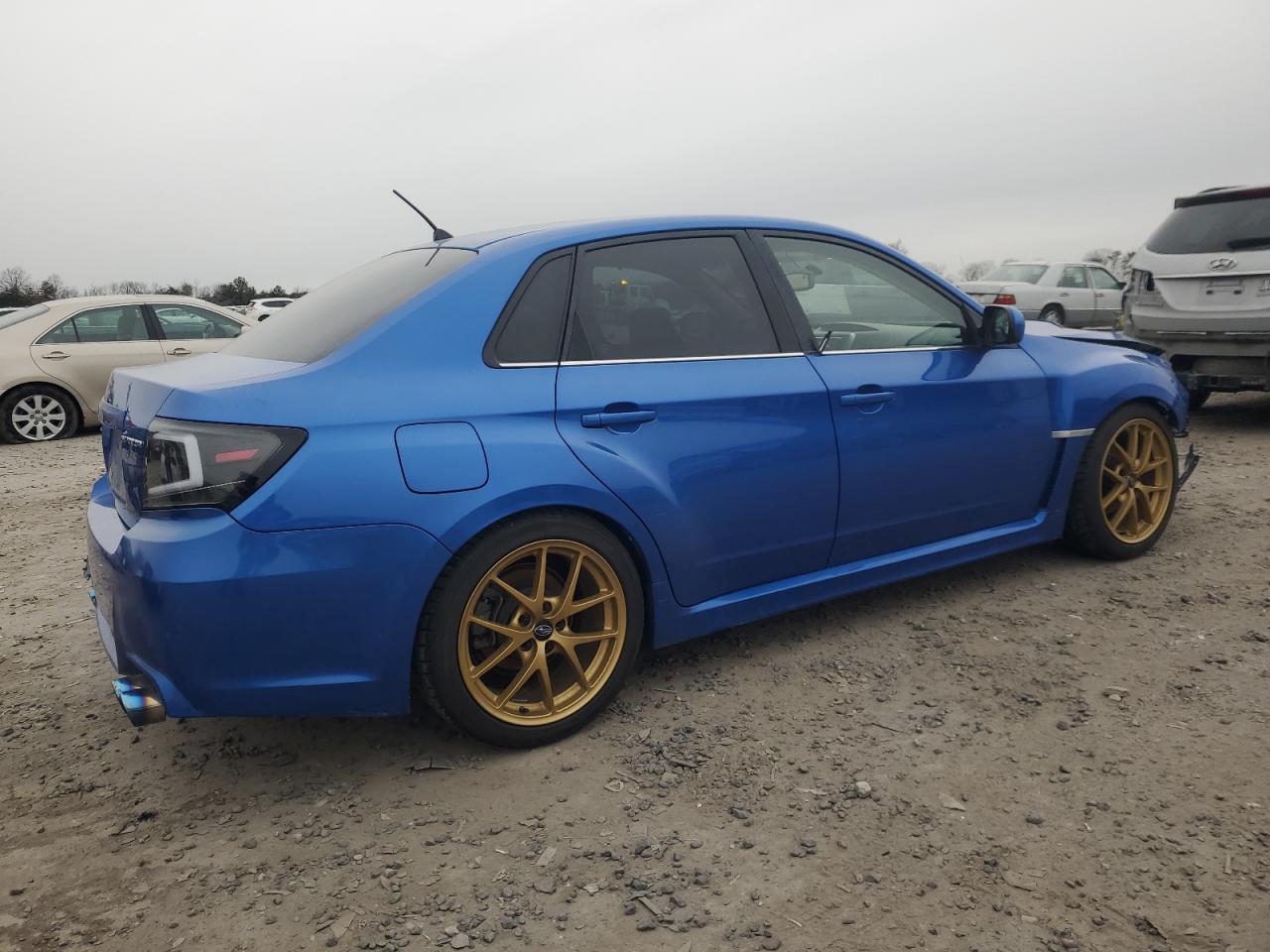 2013 Subaru WRX VIN JF1GV7E61DG025465 Copart auction photo, front end / rear end damage thumbnail 3