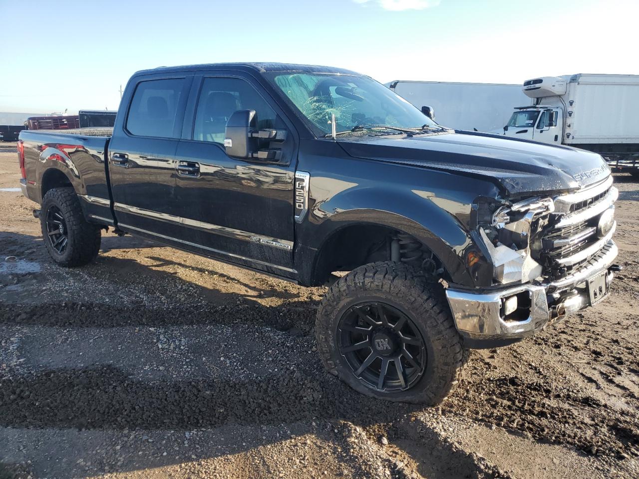 2021 Ford F250 VIN 1FT7W2BT6MED78719 Copart auction photo, front end / rear end damage thumbnail 4