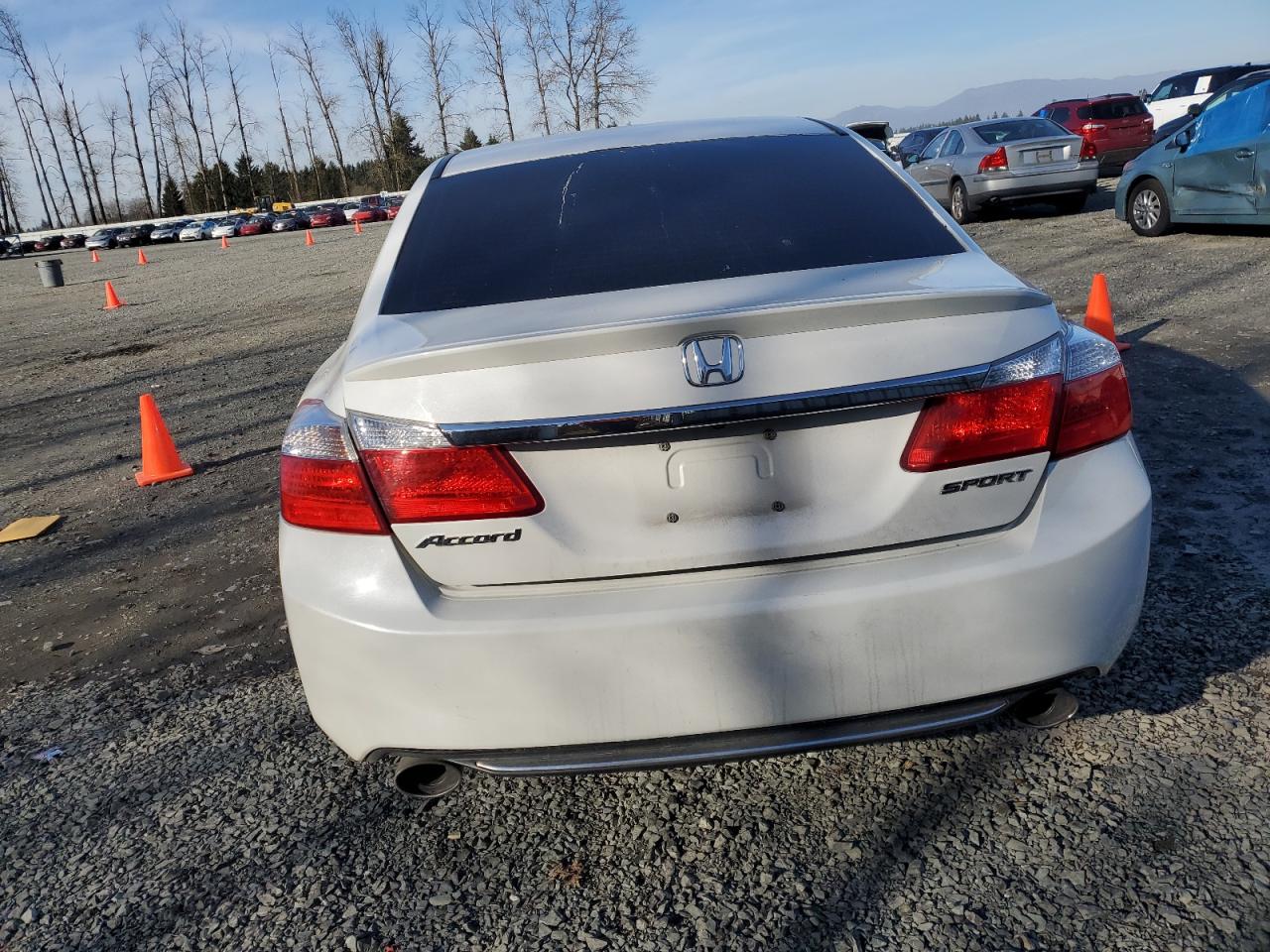 2014 Honda Accord VIN 1HGCR2F50EA254733 Copart auction photo, front end / side damage thumbnail 6