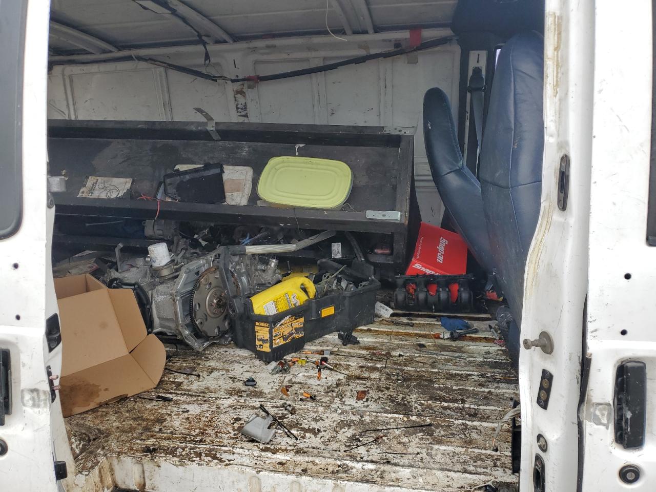 1997 Chevrolet Astro VIN 1GCDM19W8VB203121 Copart auction photo, rear end / mechanical damage thumbnail 12