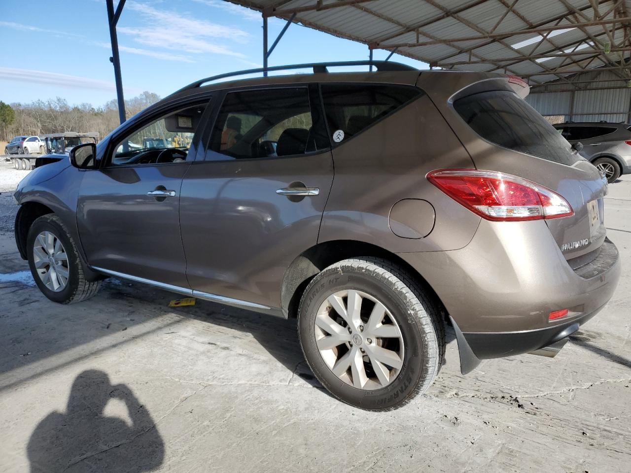 2014 Nissan Murano VIN JN8AZ1MU3EW416128 Copart auction photo, front end damage thumbnail 2