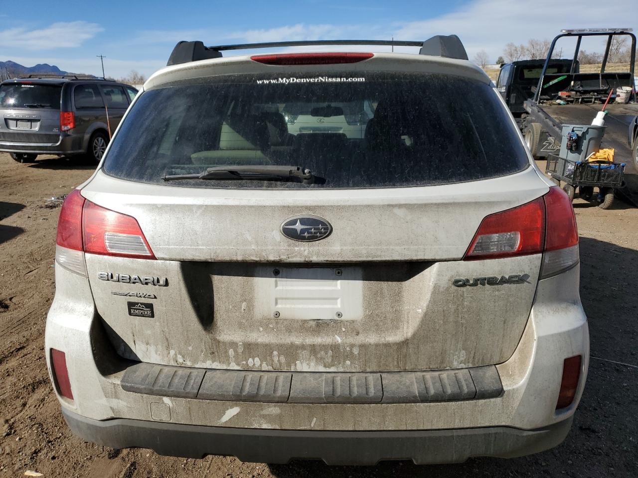 2012 Subaru Outback VIN 4S4BRCCC3C3253849 Copart auction photo, rear end damage thumbnail 6
