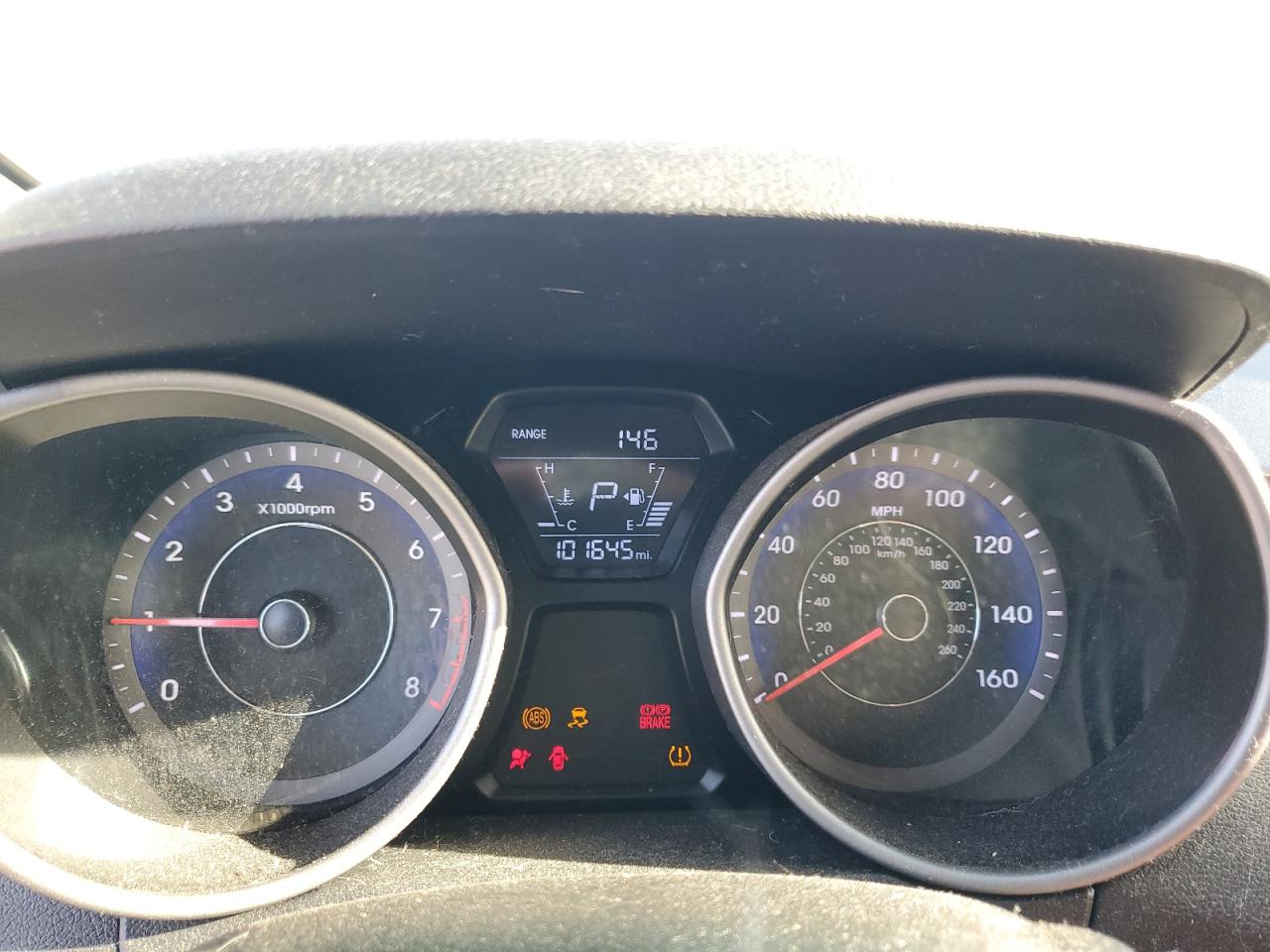 2015 Hyundai Elantra VIN KMHDH4AE5FU380803 Copart auction photo, front end / side damage thumbnail 9
