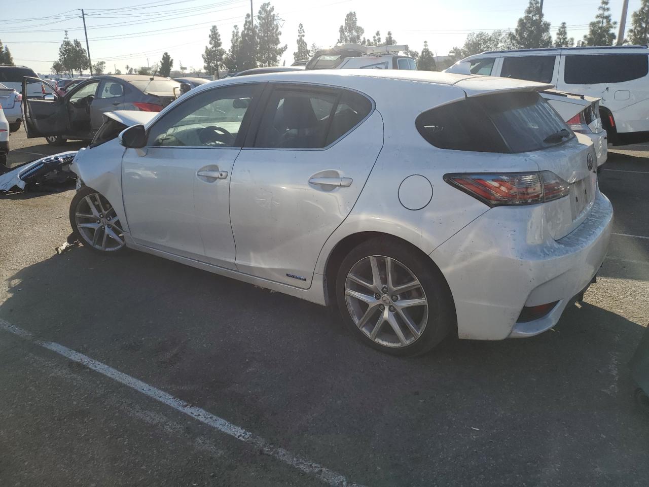 2016 Lexus CT VIN JTHKD5BH9G2274565 Copart auction photo, front end / rear end damage thumbnail 2