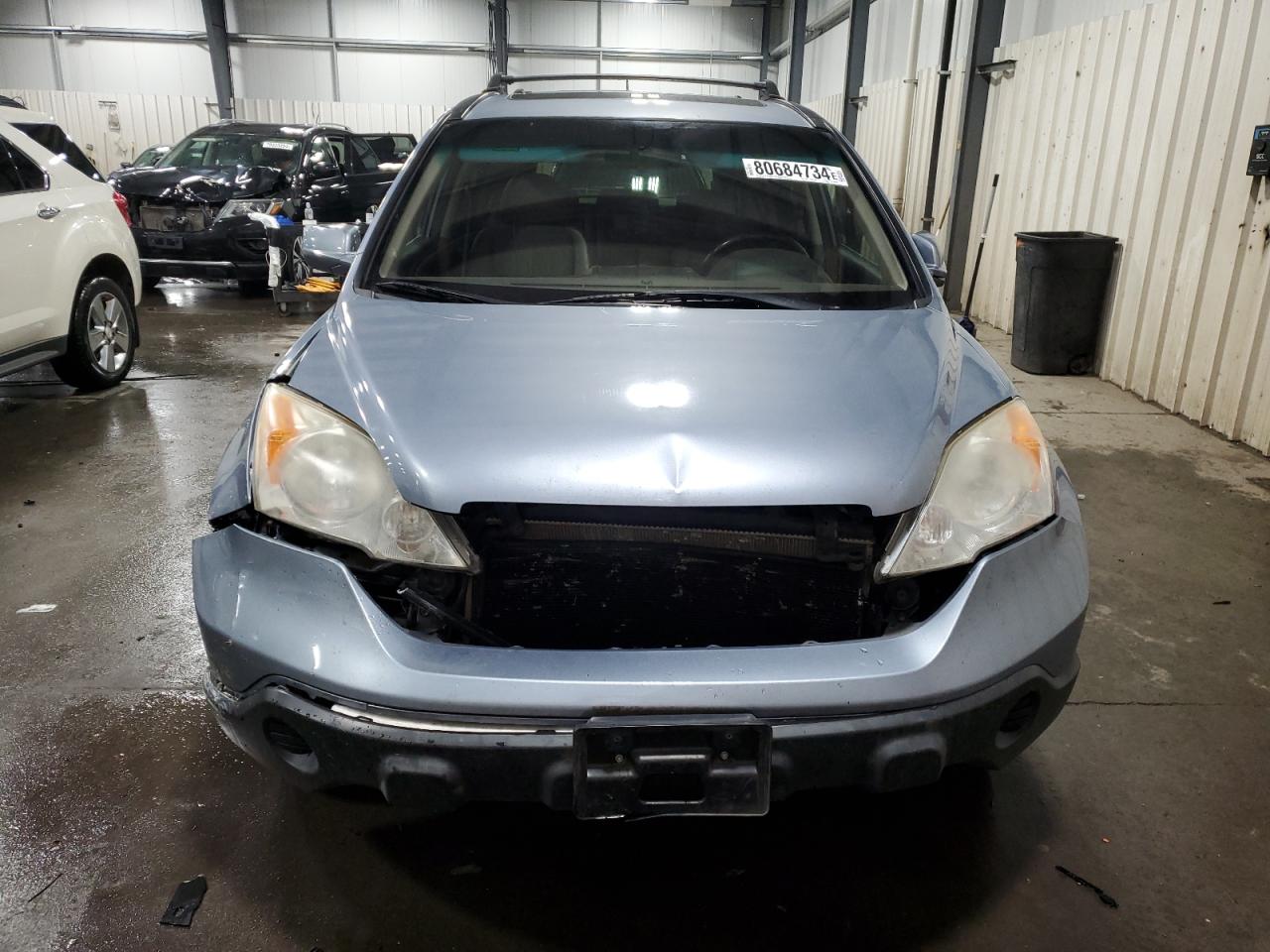 2009 Honda CR-V VIN JHLRE48709C006669 Copart auction photo, front end / hail damage thumbnail 5