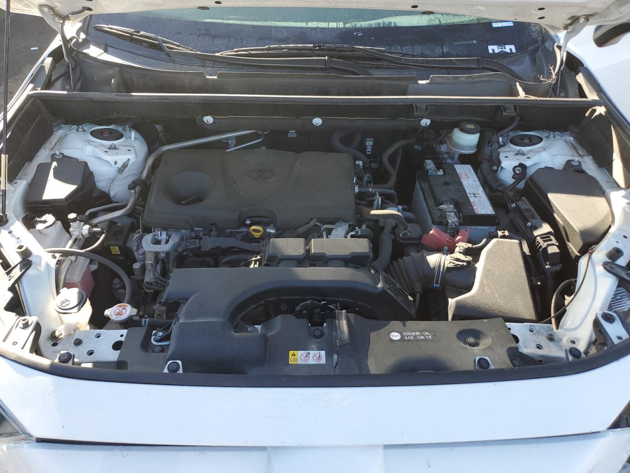 2019 Toyota RAV 4 VIN JTMP1RFV0KD500738 Copart auction photo, front end / rear end damage thumbnail 14