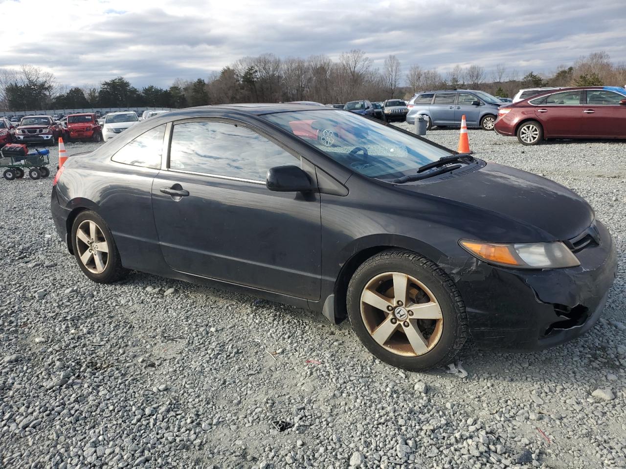 2006 Honda Civic VIN 2HGFG12876H530311 Copart auction photo, all over damage thumbnail 4