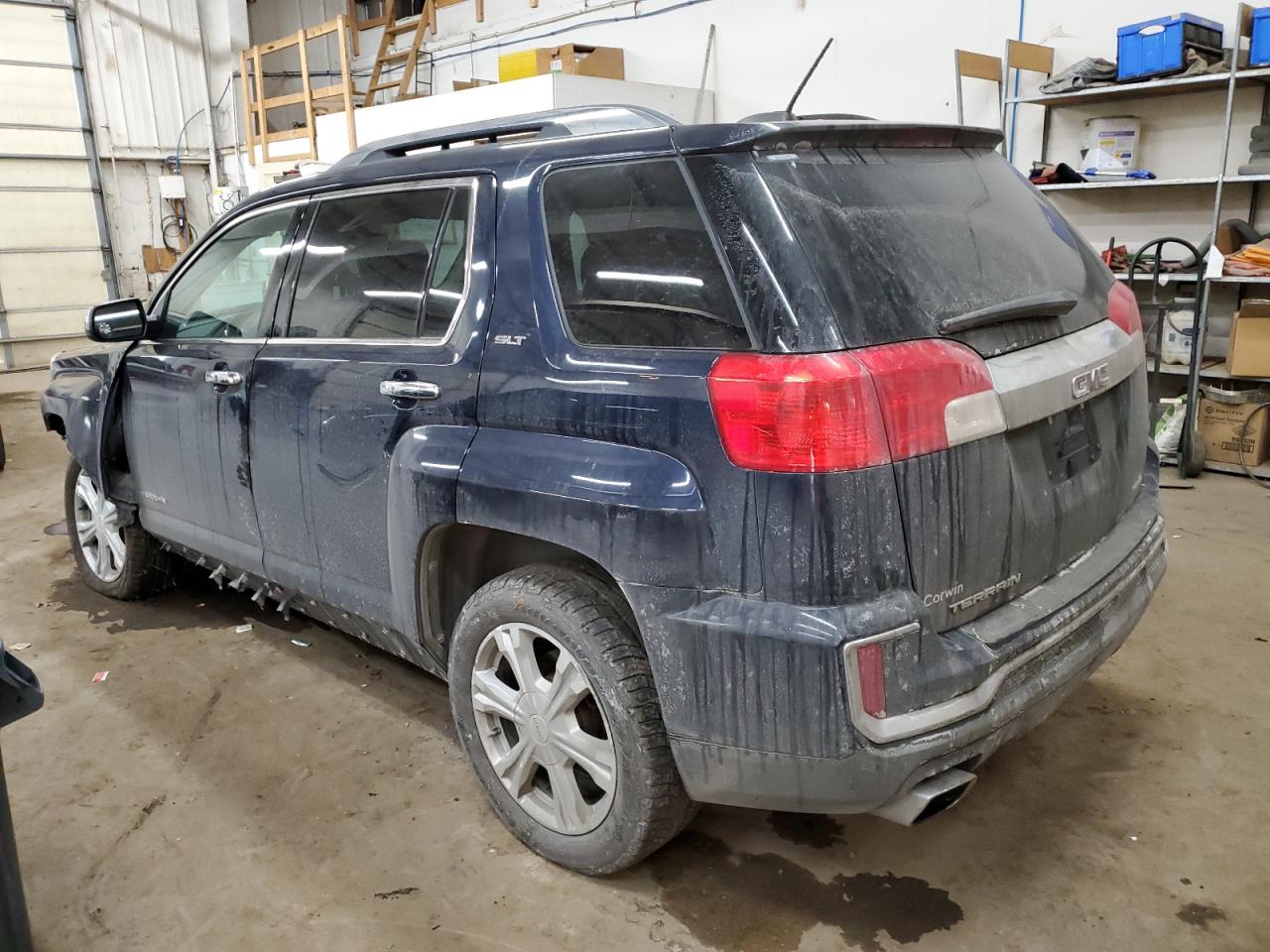 2017 GMC Terrain VIN 2GKFLUEK0H6314872 Copart auction photo, front end / side damage thumbnail 2