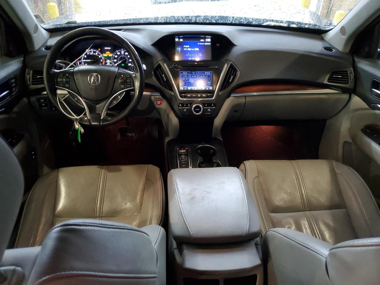2017 Acura MDX VIN 5FRYD4H85HB022323 Copart auction photo, front end / side damage thumbnail 8