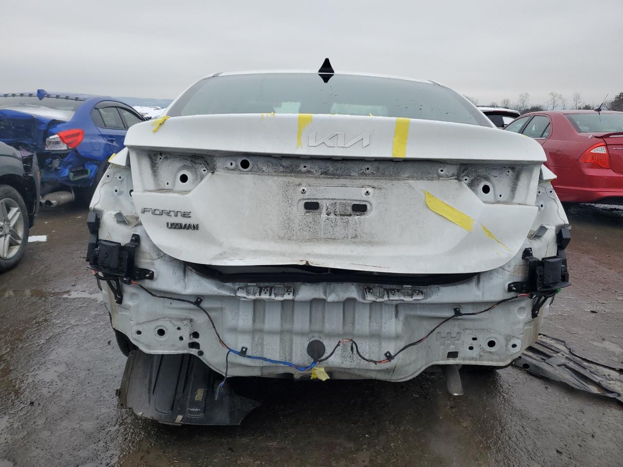 2022 KIA Forte VIN 3KPF24AD5NE437777 Copart auction photo, rear end damage thumbnail 6
