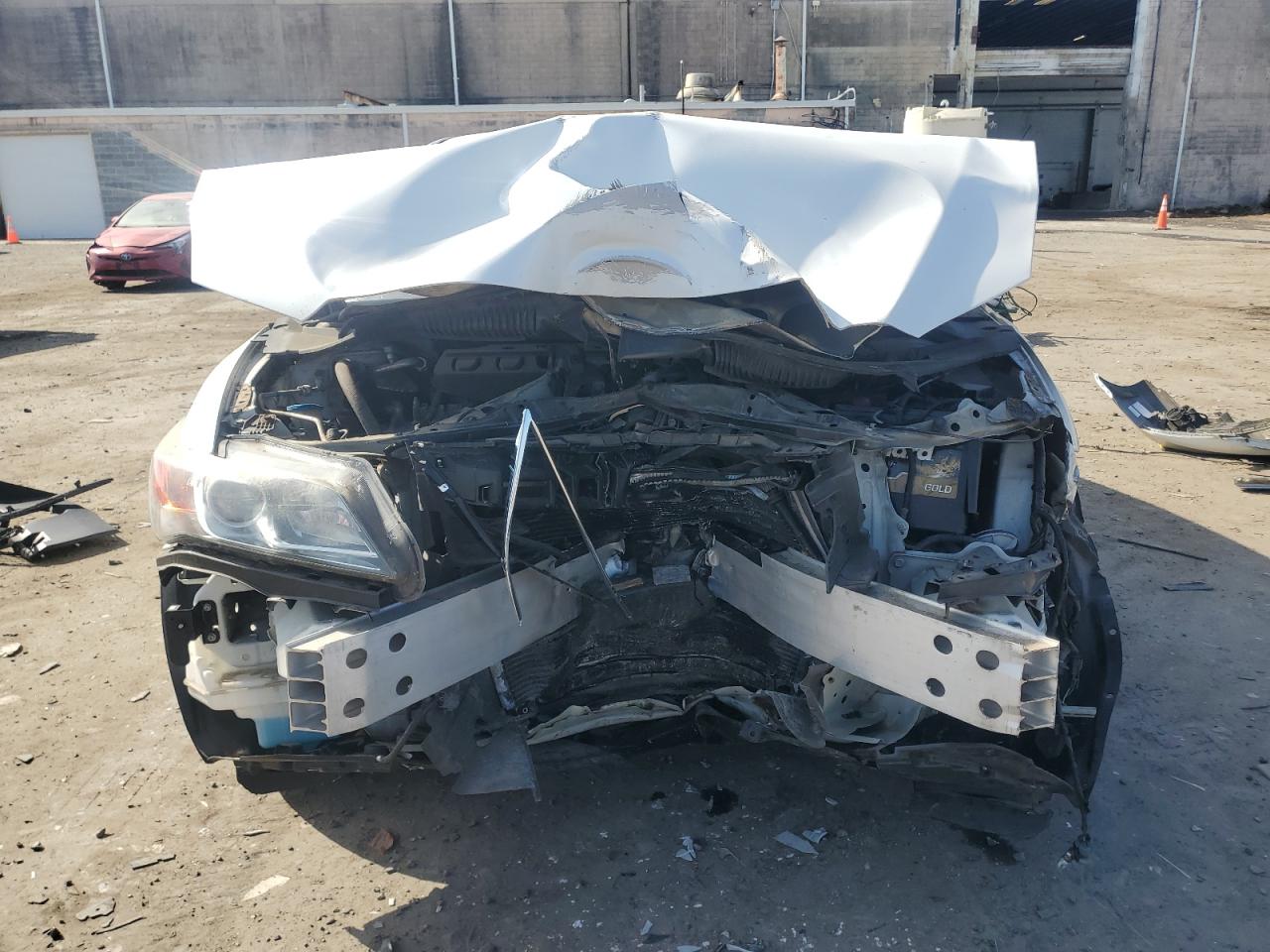 2014 Acura ILX VIN 19VDE1F79EE003760 Copart auction photo, front end damage thumbnail 5