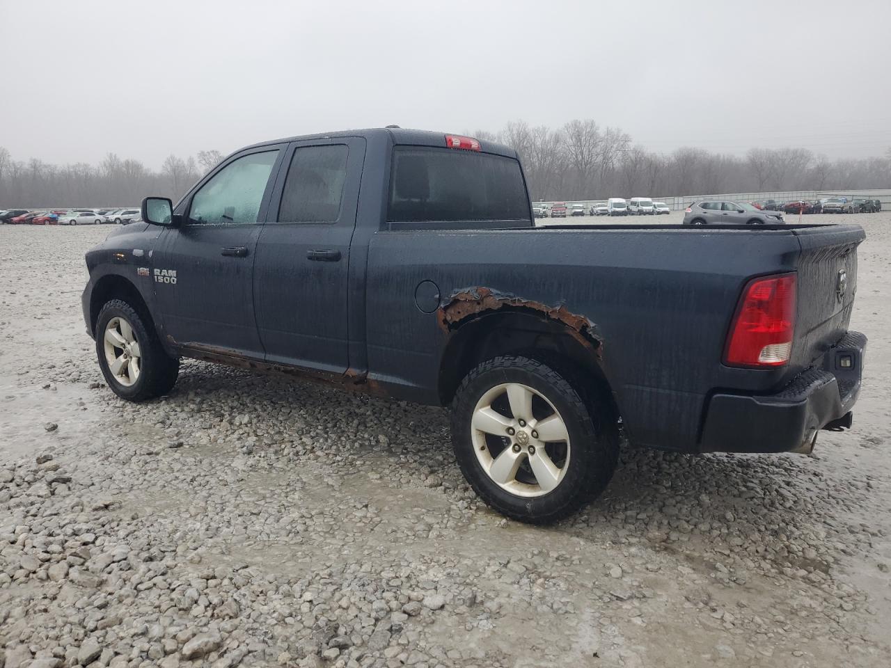 2013 RAM 1500 VIN 1C6RR7FT9DS624887 Copart auction photo, rear end / side damage thumbnail 2