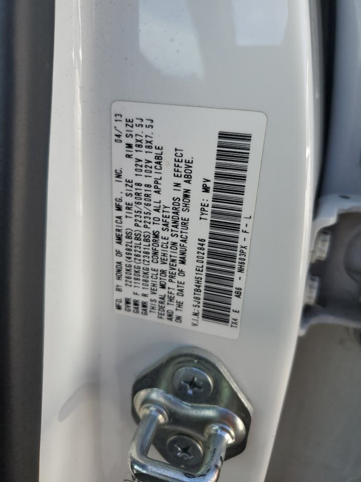 2014 Acura RDX VIN 5J8TB4H51EL002846 Copart auction photo, front end / rear end damage thumbnail 14