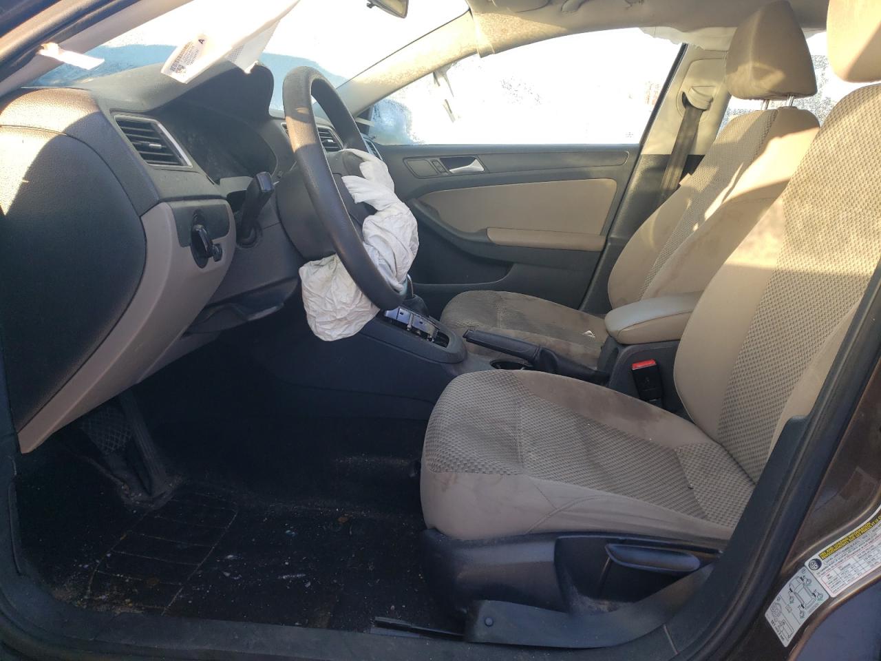 2014 Volkswagen Jetta VIN 3VW2K7AJ3EM326377 Copart auction photo, front end / side damage thumbnail 7