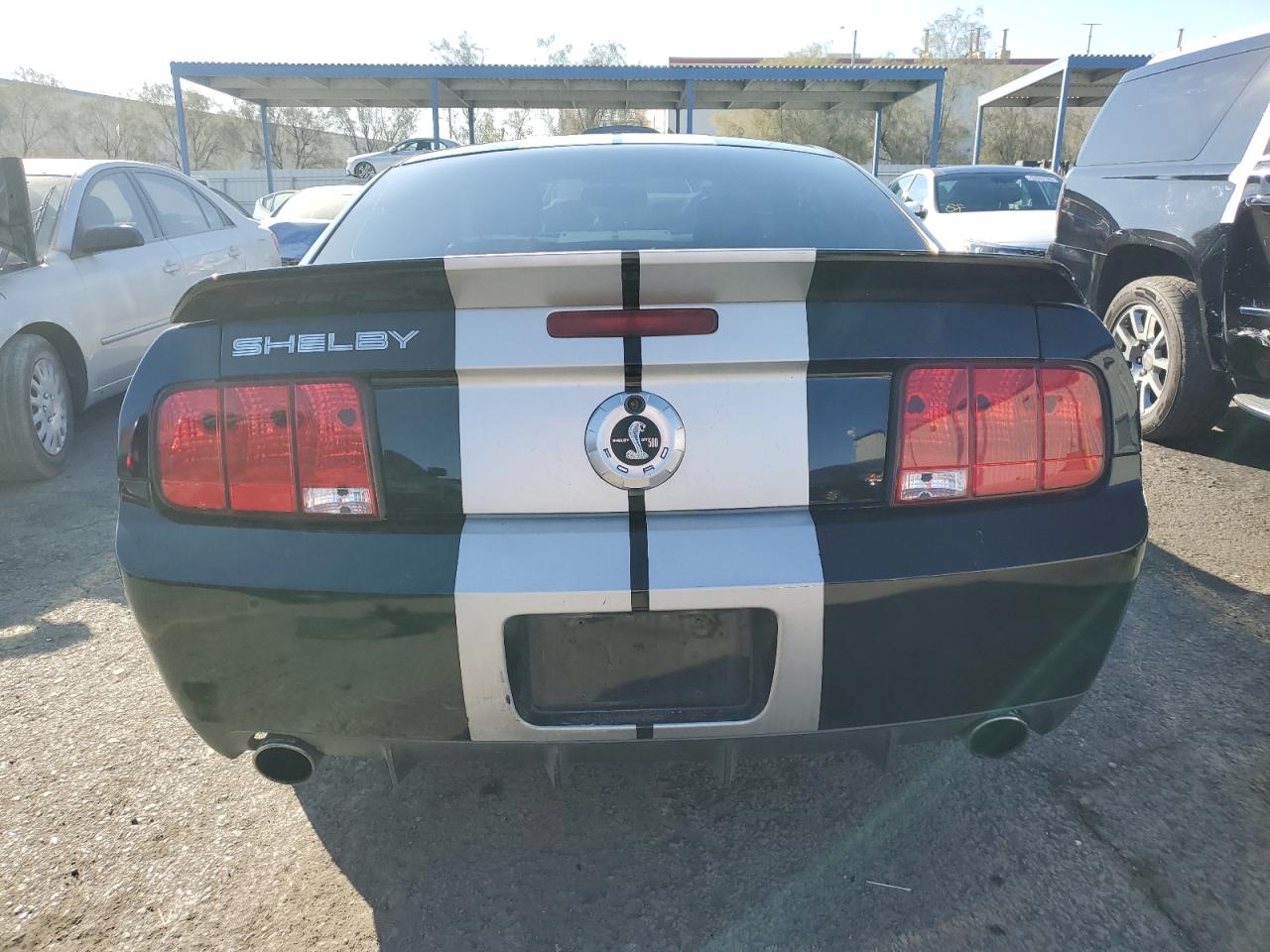 2008 Ford Mustang VIN 1ZVHT88S385187342 Copart auction photo, front end damage thumbnail 6