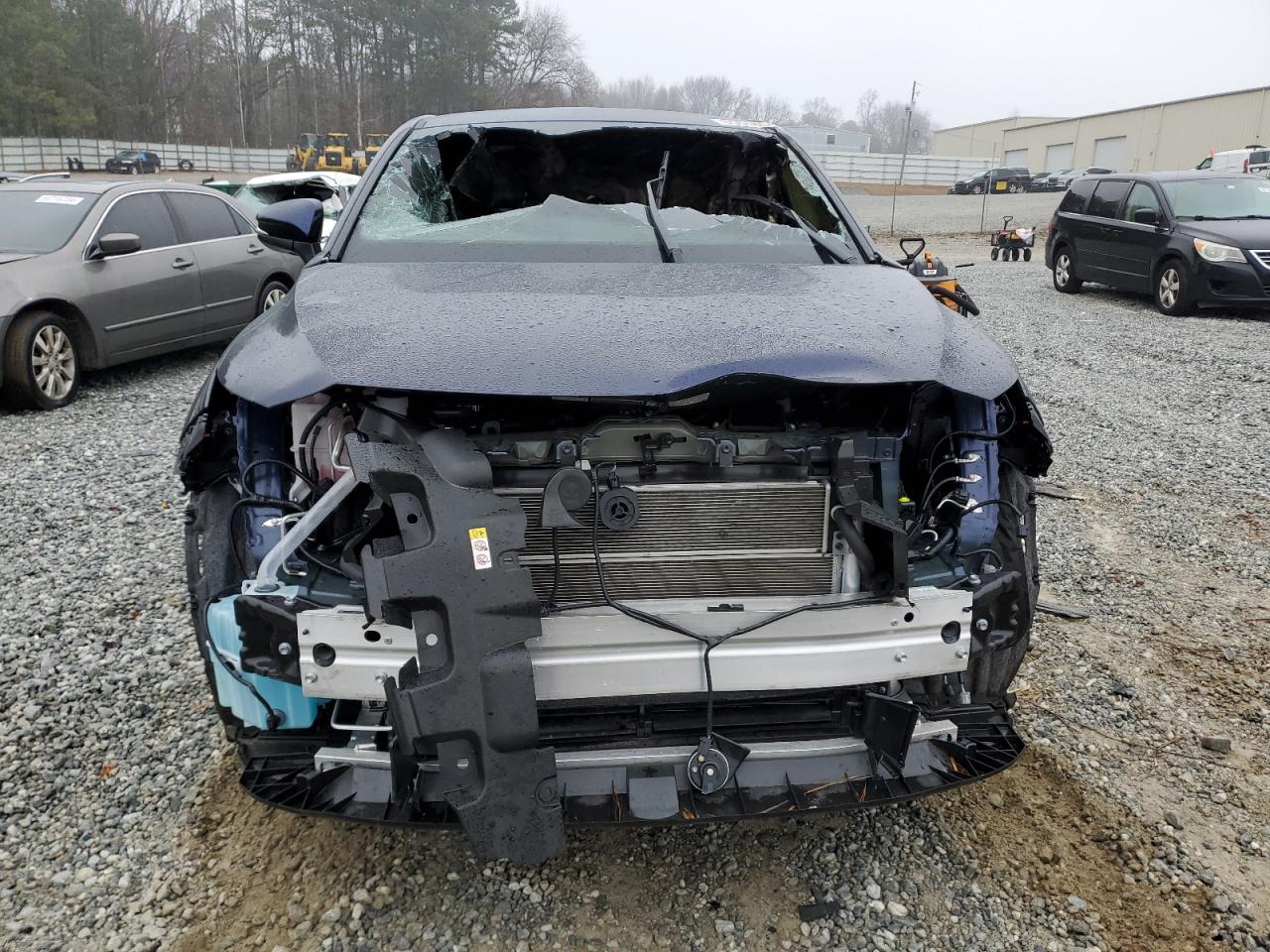2021 Toyota Venza VIN JTEAAAAH4MJ085500 Copart auction photo, burn damage thumbnail 5