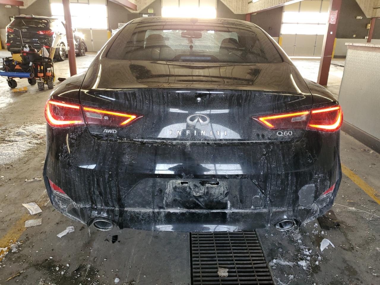 2017 Infiniti Q60 VIN JN1EV7EL1HM554576 Copart auction photo, front end damage thumbnail 6