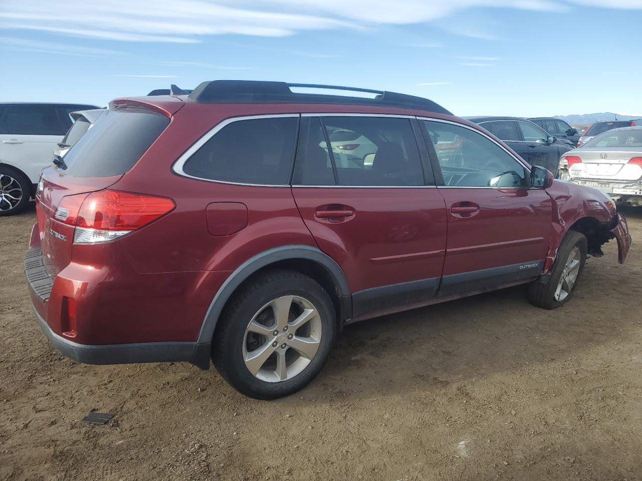 2014 Subaru Outback VIN 4S4BRCKC0E3302705 Copart auction photo, front end damage thumbnail 3