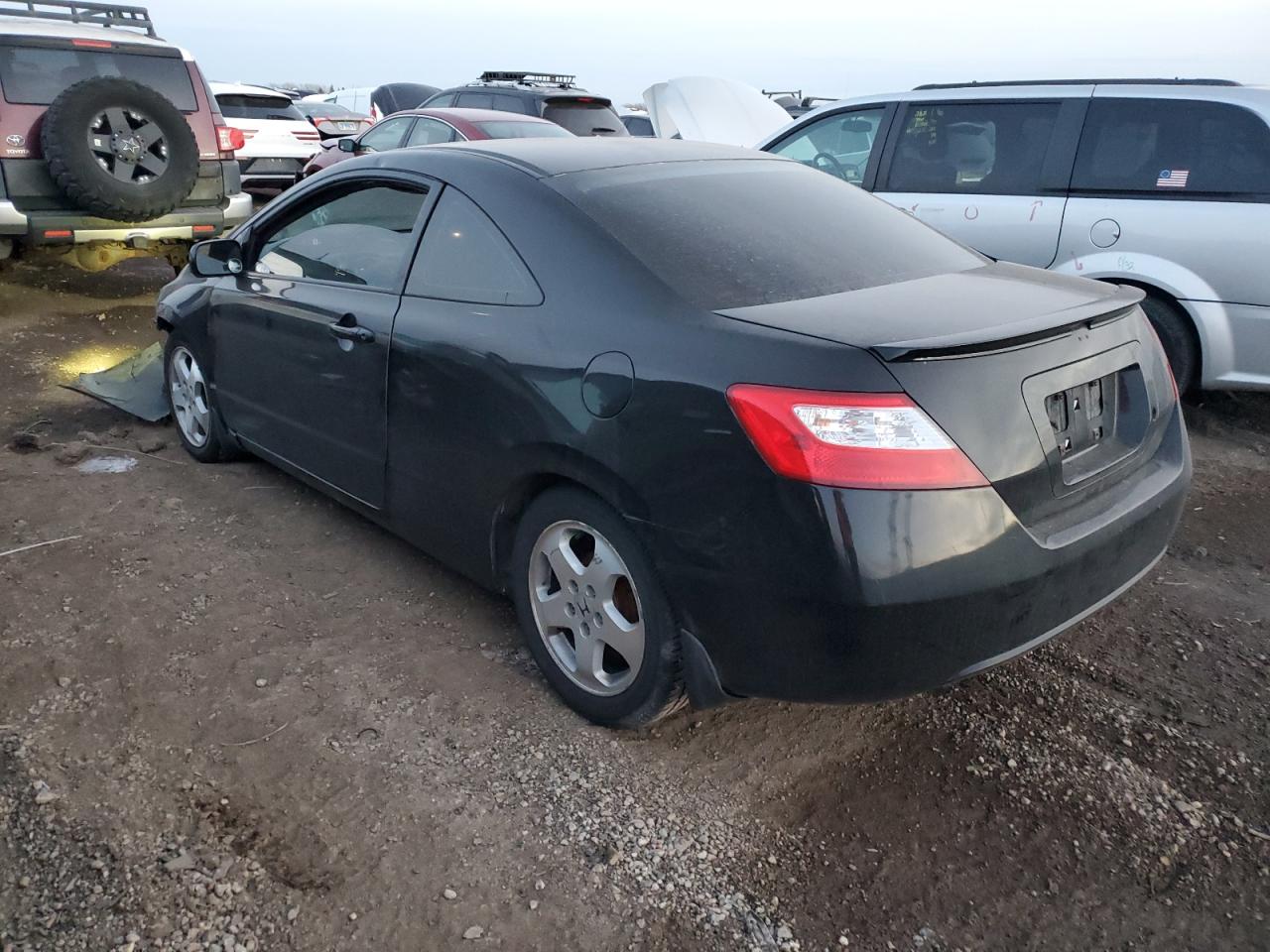 2007 Honda Civic VIN 2HGFG12607H555180 Copart auction photo, front end / minor dent/scratches damage thumbnail 2