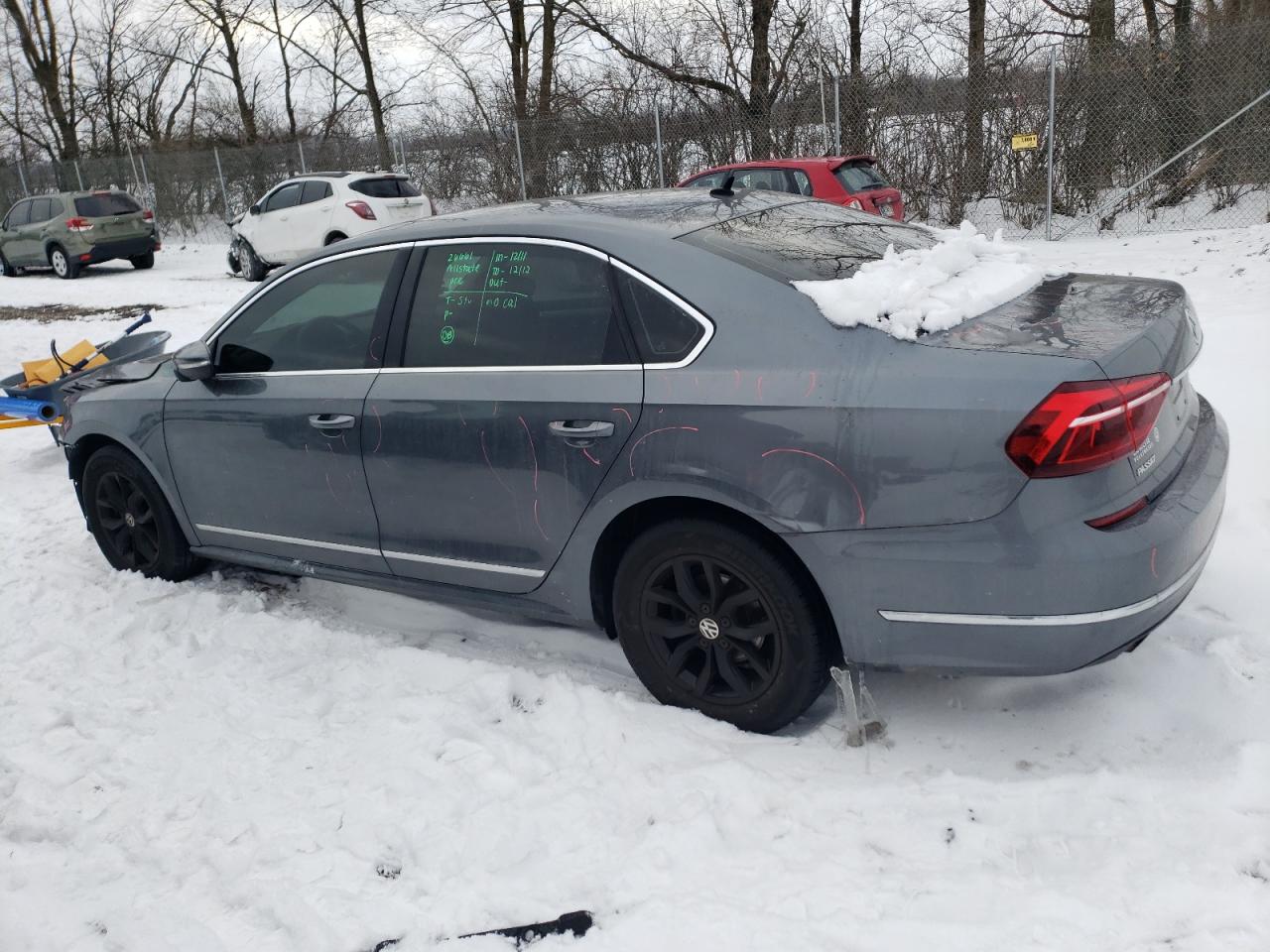 2017 Volkswagen Passat VIN 1VWAT7A38HC018685 Copart auction photo, front end / minor dent/scratches damage thumbnail 2