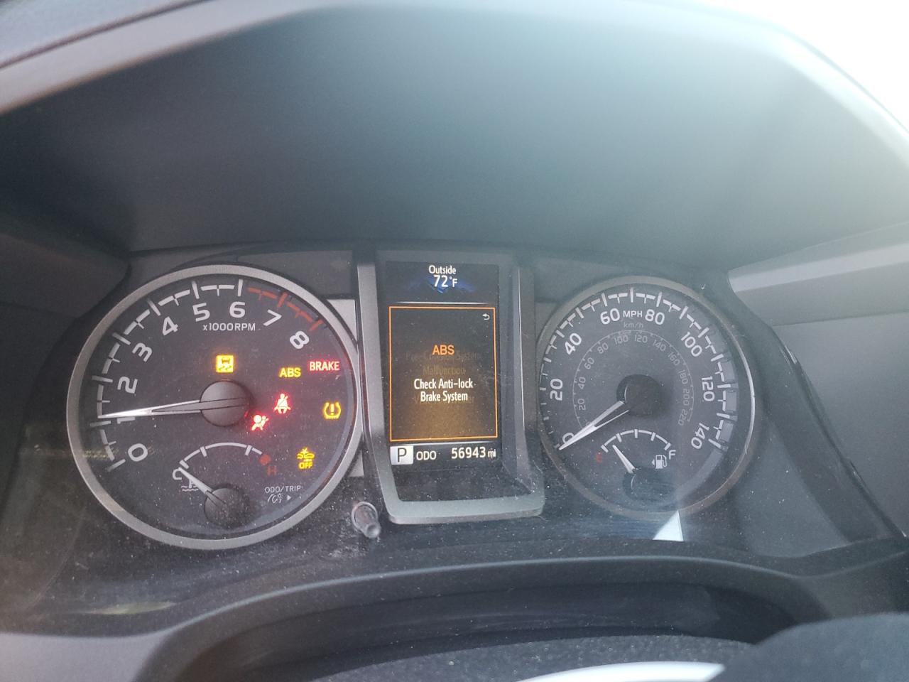 2022 Toyota Tacoma VIN 3TMCZ5AN1NM480127 Copart auction photo, all over damage thumbnail 9