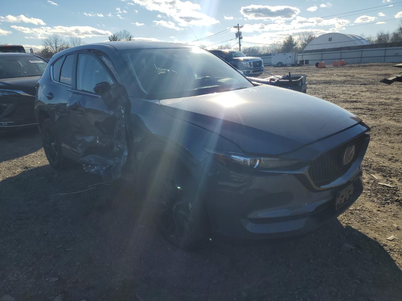2021 Mazda CX-5 VIN JM3KFBCM8M0469352 Copart auction photo, side damage thumbnail 4