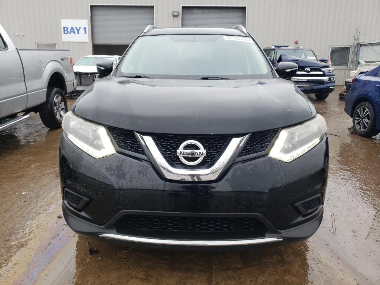 2015 Nissan Rogue VIN KNMAT2MT7FP583548 Copart auction photo, rear end damage thumbnail 5
