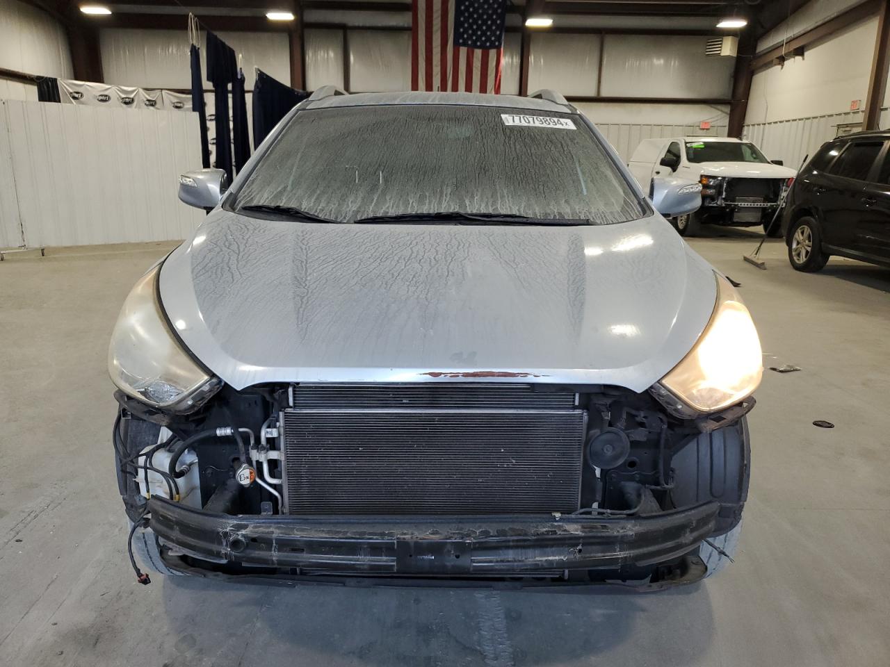 2013 Hyundai Tucson VIN KM8JU3AC1DU572353 Copart auction photo, front end damage thumbnail 5