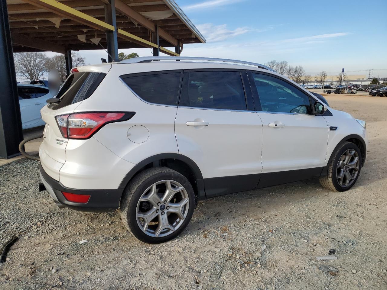 2017 Ford Escape VIN 1FMCU0J94HUC18036 Copart auction photo, side damage thumbnail 3