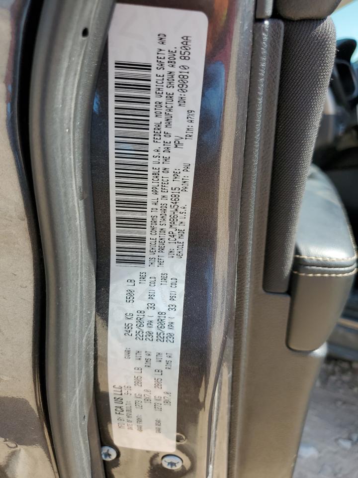 2017 Jeep Grand Cherokee VIN 1C4PJMAB6HW546815 Copart auction photo, hail / minor dent/scratches damage thumbnail 13