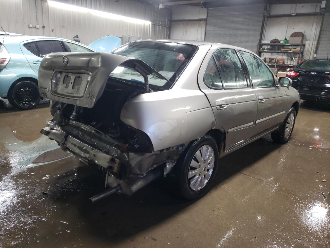 2006 Nissan Sentra VIN 3N1CB51D06L550321 Copart auction photo, rear end / side damage thumbnail 3
