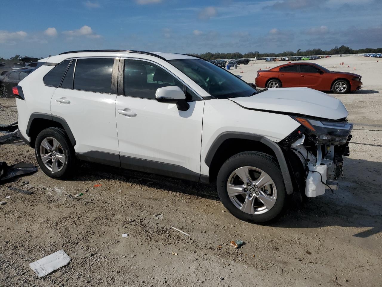 2023 Toyota RAV 4 VIN 2T3W1RFV9PC243795 Copart auction photo, front end damage thumbnail 4