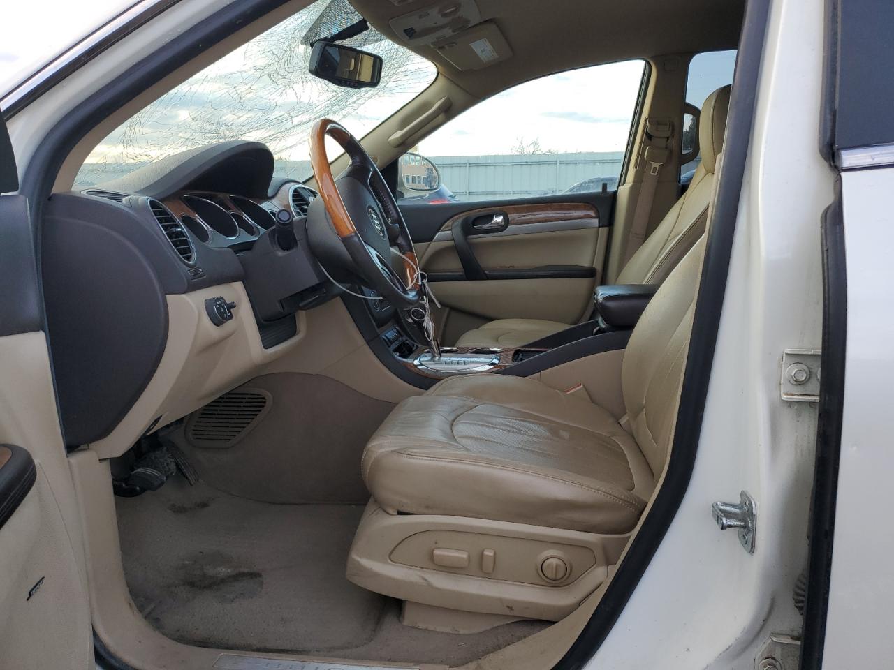 2012 Buick Enclave VIN 5GAKVCED3CJ294713 Copart auction photo, front end / side damage thumbnail 7