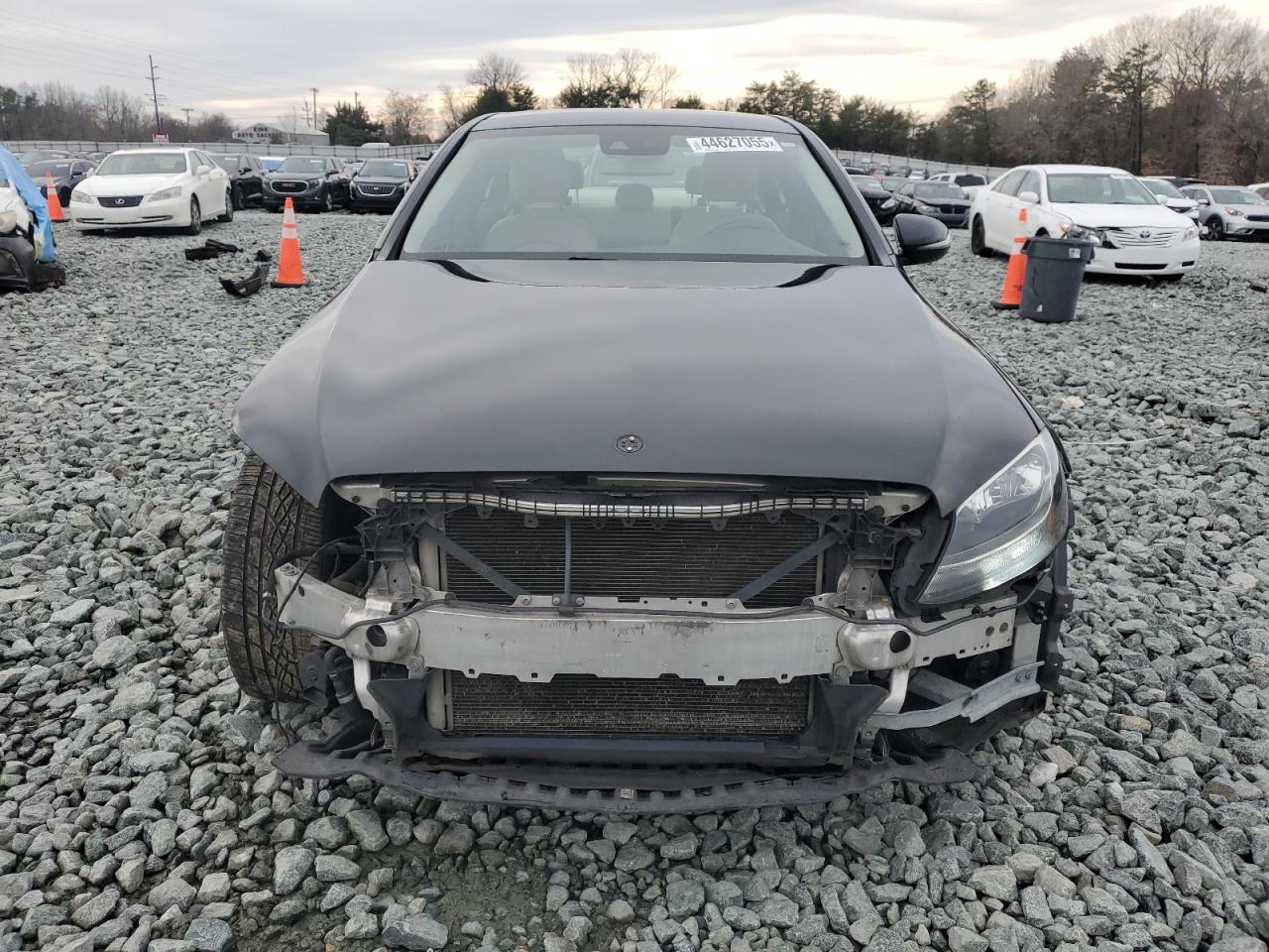 2016 Mercedes-Benz C-klasse VIN 55SWF4KB6GU119096 Copart auction photo, front end / side damage thumbnail 5