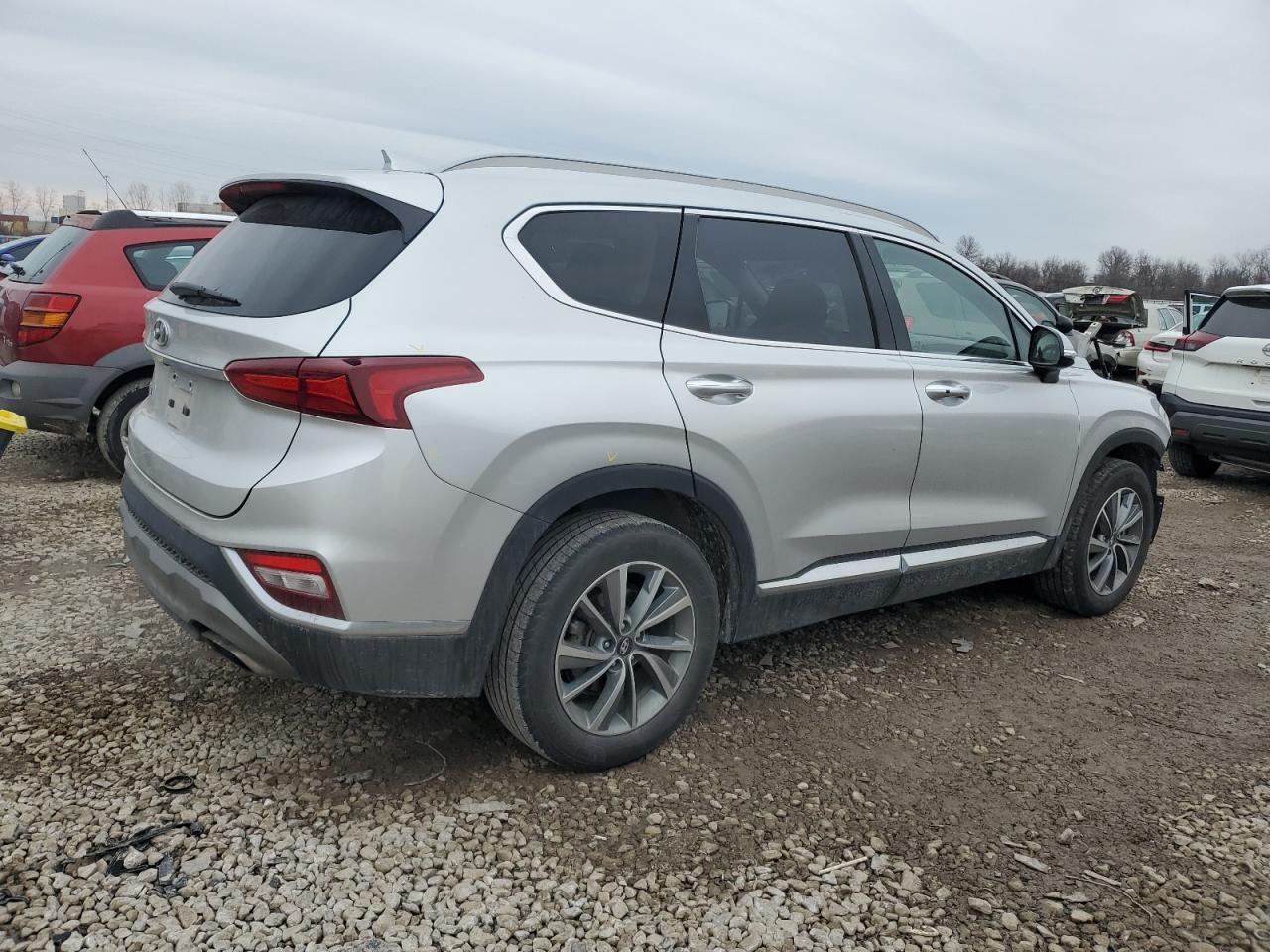 2019 Hyundai Santa Fe VIN 5NMS53AD1KH039440 Copart auction photo, front end damage thumbnail 3